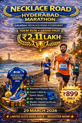 Necklace Road Hyderabad Marathon  10 KM RUN